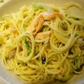 サンマーメン's cooksnap of when they made 鮭と小松菜の豆乳パスタ.
