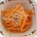お休み大好きママ's cooksnap of when they made にんじんとしらたきの炒め物.