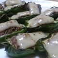 yappyパクパク's cooksnap of when they made ピーマンの肉詰め on チーズ.