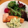 morimori_y's cooksnap of when they made サーモンソテーとアボカドタルタル.
