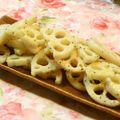 桃屋誰's cooksnap of when they made ＊美味しい＊蓮根の塩焼き＊.