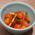 ばぢこ's cooksnap of when they made トマトと茗荷のサラダ♪.