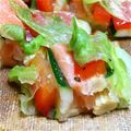 mkkjmt's cooksnap of when they made 彩り野菜のテリーヌ・コンソメ仕立て.