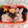 ＡＫＭ48's cooksnap of when they made ミッキー＆ミニーのお弁当 キャラ弁.