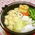 赤い電話's cooksnap of when they made 鍋にスープに！まな板でふわふわお魚団子！.