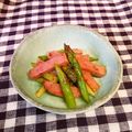 龍青空ママ's cooksnap of when they made スパムとアスパラのマヨポン炒め.