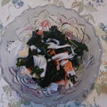 ひえみしょ's cooksnap of when they made ワカメとカニカマの酢の物.