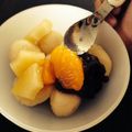 masaniko's cooksnap of when they made こどもと作るおやつ^_^豆腐月見だんご.