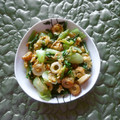 UMAe's cooksnap of when they made 小松菜とちくわの生姜にんにく炒め☆.