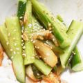 こじぴー's cooksnap of when they made きゅうりのキムチ和え(オイキムチもどき).