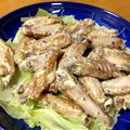 しおこも's cooksnap of when they made (^^)手羽中にんにくマヨネーズ炒め.