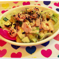 m10y2w's cooksnap of when they made 簡単カフェごはん＊エビアボカド〜.