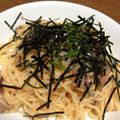 o_chiko's cooksnap of when they made 簡単たらこスパゲッティ.