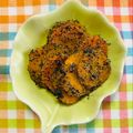 チェックのミニくま's cooksnap of when they made にんじん ごま しょうゆだけの和え物.
