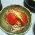 紺さん's cooksnap of when they made ちょっとお洒落なトマト＆みょうがサラダ.