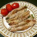 Shinonoge's cooksnap of when they made 豚バラのクルクルアスパラ♪.