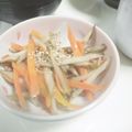 fugo☆mam's cooksnap of when they made ＊後一品に＊塩きんぴら＊.