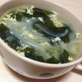 らむ（・×・）'s cooksnap of when they made 新玉葱とワカメのお吸い物.