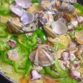ちっか35's cooksnap of when they made フライパンで作る♪たことアサリのパエリア.