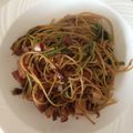 り〜にゃん's cooksnap of when they made ベーコンとほうれん草の和風パスタ.