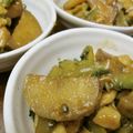 ぽんずー's cooksnap of when they made 鶏肉とナスとゴーヤの味噌炒め煮.