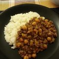 みゃ～きち's cooksnap of when they made 赤ピーマンとひよこ豆のキーマカレー.