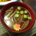 文蔵子's cooksnap of when they made つるっと●。・じゅんさいのお吸い物.
