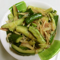 えつおくん's cooksnap of when they made きゅうりとみょうがの中華風味.