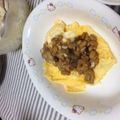 みほきのこ's cooksnap of when they made 簡単納豆オムレツ.