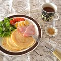 みか1019's cooksnap of when they made 豆腐でもっちり！お食事パンケーキ。.