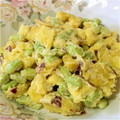 ともたん817's cooksnap of when they made さつま芋と枝豆のマヨネーズ和え.