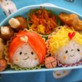 ちっちchan's cooksnap of when they made 簡単.｡.:*♡　女の子　キャラ弁.