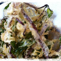 OuchanMama's cooksnap of when they made つるむらさきのかき揚げ♪.