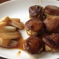yumi33011's cooksnap of when they made ジュ〜シィ〜しいたけ肉詰め.