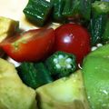 鈴木ちょこび's cooksnap of when they made アボカドとオクラの和風サラダ.
