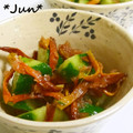 ＪＵＮちゃン's cooksnap of when they made 薬膳レシピ「きゅうりと金針菜の梅和え」.