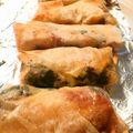 poppoco's cooksnap of when they made 山盛ねぎのマヨピザ　春巻きバージョン.