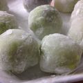 non520's cooksnap of when they made ＊美味しい♪ずんだ生クリーム大福＊.