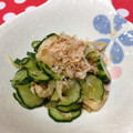 チンル's cooksnap of when they made ベビーホタテときゅうりのだしぽん酢和え.