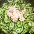 Andy♪'s cooksnap of when they made 簡単　サバ缶（水煮）とゴーヤあえ.