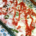 amine1205's cooksnap of when they made ピーマンピザよありがとう.