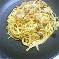 なっちズム's cooksnap of when they made ☆アンチョビと玉葱のマスタード風味パスタ.