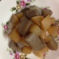 ヤスボン☆'s cooksnap of when they made 甘辛な大根とこんにゃくの炒め煮.