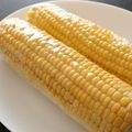 ニコニコ笑顔's cooksnap of when they made ☺レンジで出来あがり♬とうもろこし☺.