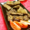 saki1010's cooksnap of when they made 豚レバーのカレー揚げ.