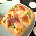panlink's cooksnap of when they made かまぼことパセリのチーズトースト.