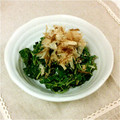 うし子cafe's cooksnap of when they made モロヘイヤのわさび和え.