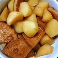 ひよひなお's cooksnap of when they made ジャガイモとさつま揚げの甘い煮物♡.