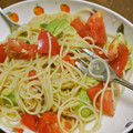 JL4QXB's cooksnap of when they made トマトとアボガドの冷製パスタ.