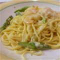 かおりった's cooksnap of when they made 絶品！ガーリックシュリンプクリームパスタ.